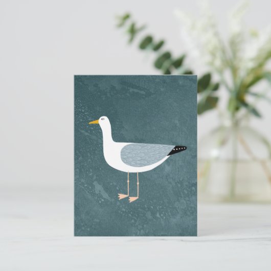 Seagull Nautical Briefkaart (Staand voorkant)