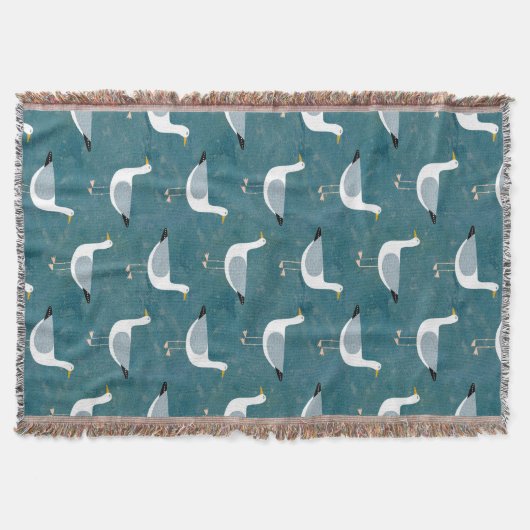 Seagull Nautical Deken (Voorkant)