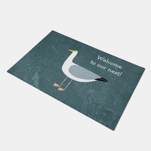 Seagull Nautical Doormat Deurmat (Schuin)