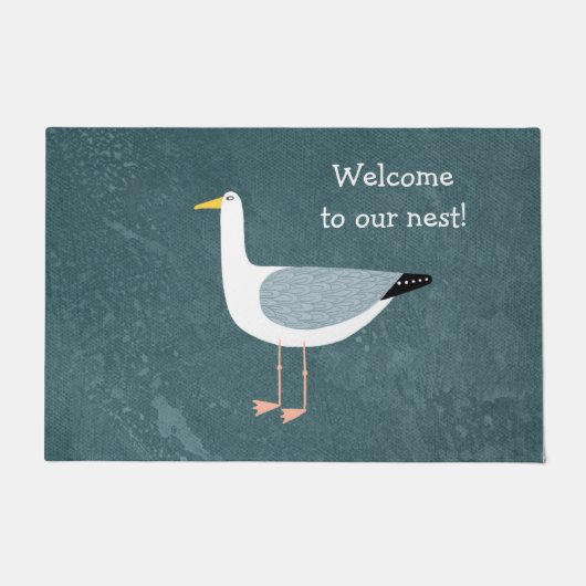 Seagull Nautical Doormat Deurmat (Voorkant)