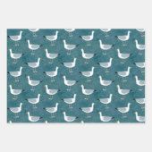 Seagull Nautical Inpakpapier Vel (Voorkant)