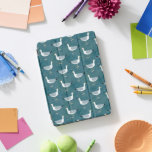 Seagull Nautical iPad Pro Cover<br><div class="desc">Cute en leuke seagull-vogelpatronen op een blauwgroen groene achtergrond. Originele kunst van Nic Squirrell.</div>
