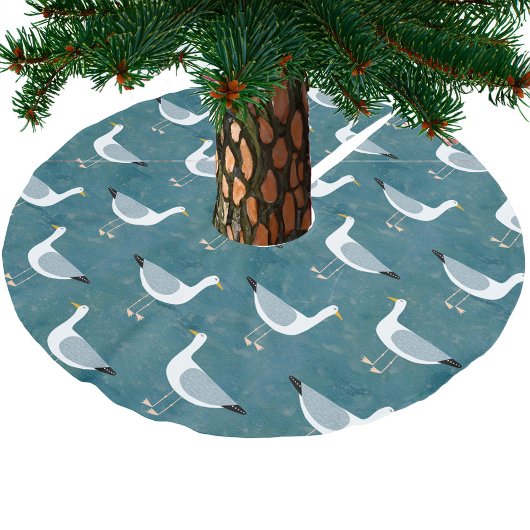 Seagull Nautical Kerstboom Rok