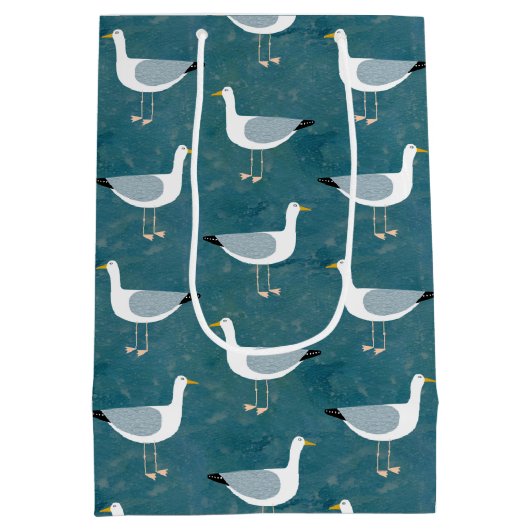 Seagull Nautical Medium Cadeauzakje (Achterkant)