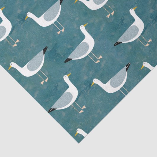 Seagull Nautical Tissuepapier (Detail)
