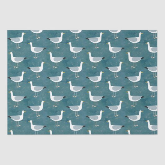 Seagull Nautical Tissuepapier (Voorkant)