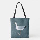 Seagull Nautical Tote Bag (Achterkant)