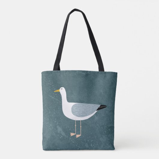 Seagull Nautical Tote Bag (Achterkant)