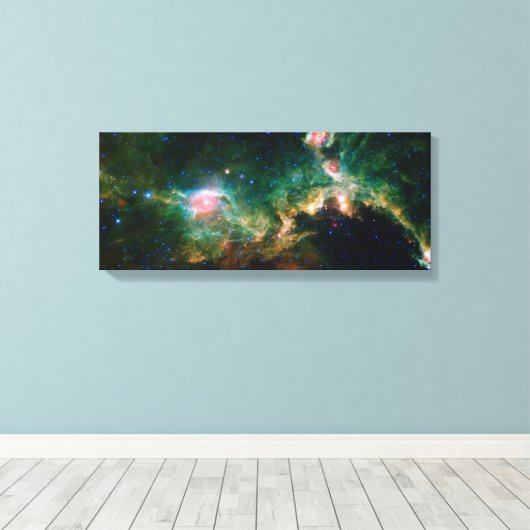 Seagull Nebula NASA Space Canvas Afdruk (Insitu (Houten vloer))