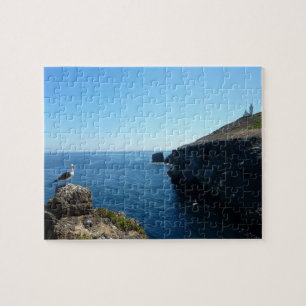 Seagull op het eiland Anacapa op de Kanaaleilanden Legpuzzel