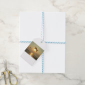 Seagull op Sunset Cadeaulabel (Met Touw)