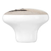 Seagull op Virginia Beach Keramische Knop (Zijkant)