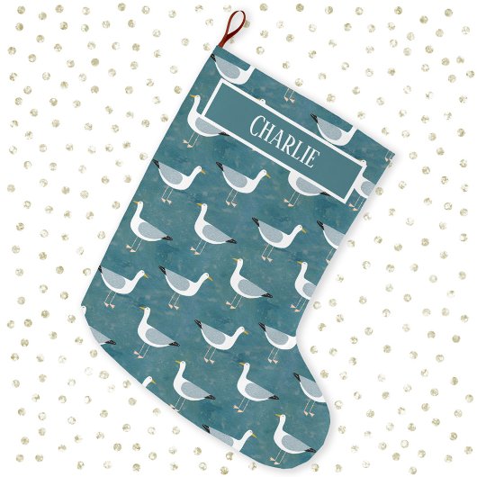Seagull Personalized Grote Kerstsok