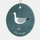 Seagull Personalized Keramisch Ornament (Links)