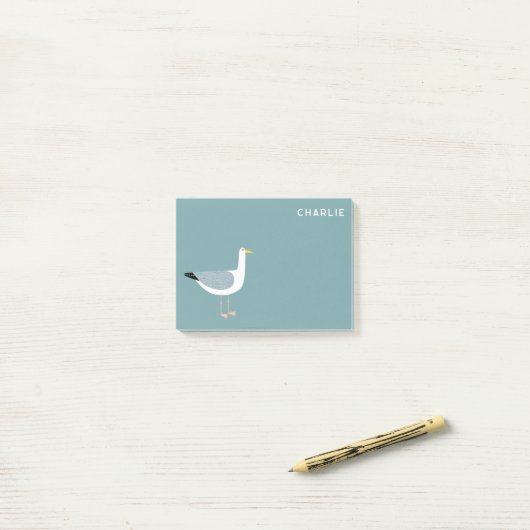 Seagull Personalized Post-it® Notes (Op bureau)