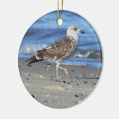 Seagull Photo Ornament (Links)