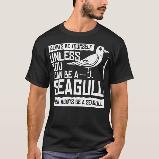 Seagull Seabird Gift Zee Gull Bird T-shirt (Voorkant)