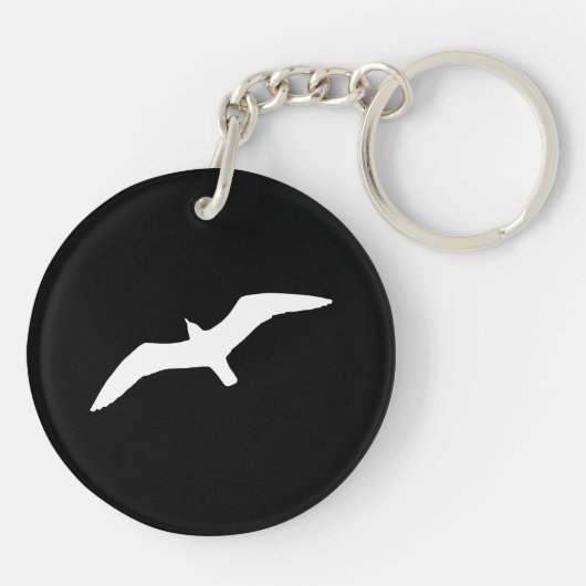 Seagull Shape Sleutelhanger (Achterkant)