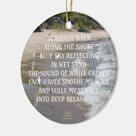 SEAGULL SHORE ORNAMENT OF PENDANT (Links)