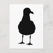 Seagull Silhouette Briefkaart (Voorkant)