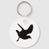 Seagull Silhouette Sleutelhanger (Voorkant)
