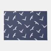 Seagull silhouettes navy blue deurmat (Voorkant)