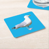 Seagull staand Onderzetter (Schuin)