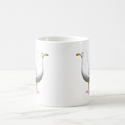 Seagull Standing Tekst toevoegen Mok (Center)