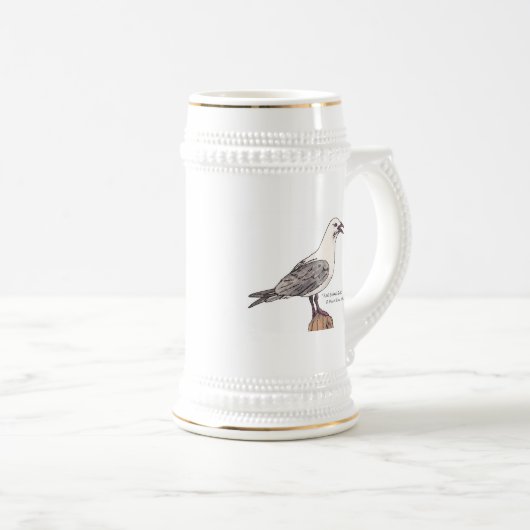 Seagull Stein Bierpul (Voorkant rechts)