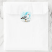 Seagull Studie 1 Ronde Sticker (Tas)