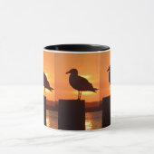 Seagull Sunset Mok (Midden)