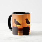 Seagull Sunset Mok (Voorkant links)