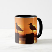 Seagull Sunset Mok (Voorkant rechts)