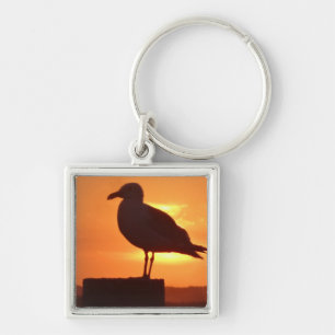 Seagull Sunset Sleutelhanger