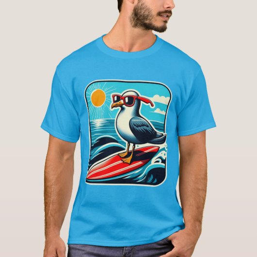 SEAGULL-SURF UP 2 T-SHIRT (Voorkant)