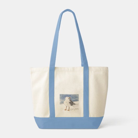 SEAGULL tas/strandtas Tote Bag (Achterkant)