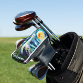 Seagull Van Gogh Style Beach gepersonaliseerd Golfheadcover (Insitu)