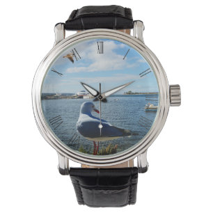 Seagull Watching Boats, Mannen polshorloge Horloge
