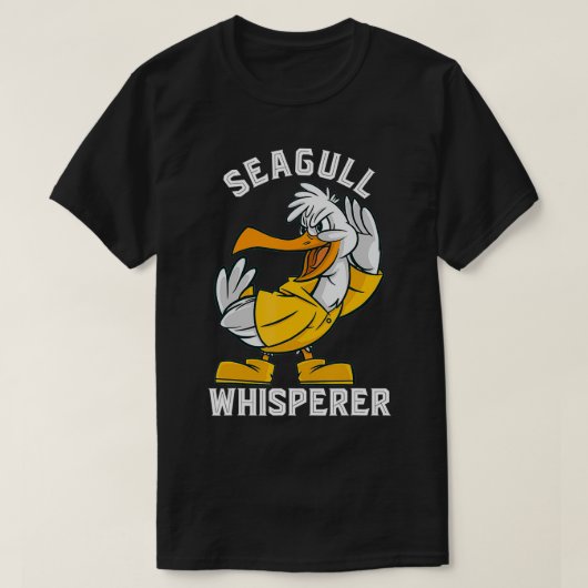 Seagull Whisperer Calling Squawk Gull Seagull Love T-shirt (Design voorkant)