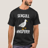Seagull Whisperer Gull Beach Birds Harbor Albatro T-shirt (Voorkant)