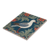 Seagull William Morris stijl Rechter Zee Marine Bi Tegeltje (Zijkant)