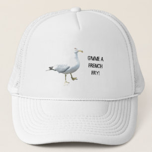 Seagull zegt Gimme een Franse Fry 2 Trucker Hat Trucker Pet