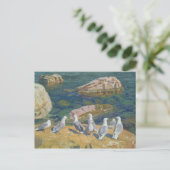 Seagulls, 1910 briefkaart (Staand voorkant)