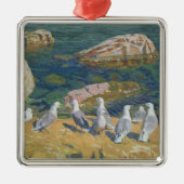 Seagulls, 1910 metalen ornament (Voorkant)