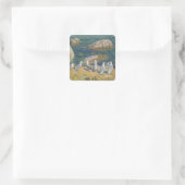 Seagulls, 1910 vierkante sticker (Tas)