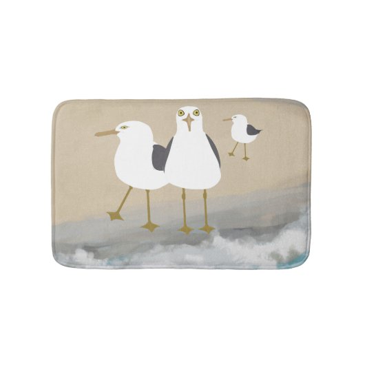 Seagulls Bathmat Badmat (Voorkant)
