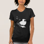 Seagulls bij het Beach Silhouette T-shirt (Voorkant)