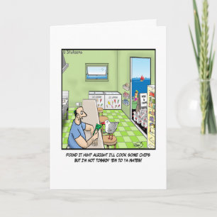 Seagulls en chips kaart