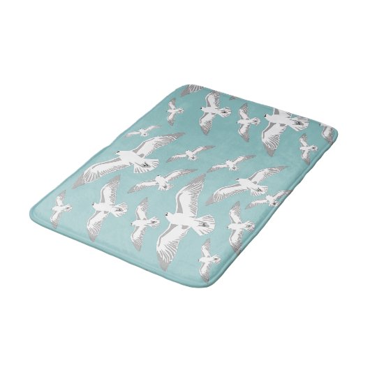 Seagulls Galore Bath Mat (Gekanteld)