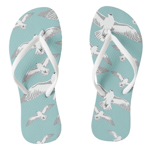 Seagulls Galore Teenslippers (Voetbed)